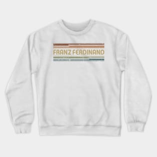 Franz Ferdinand Retro Lines Crewneck Sweatshirt